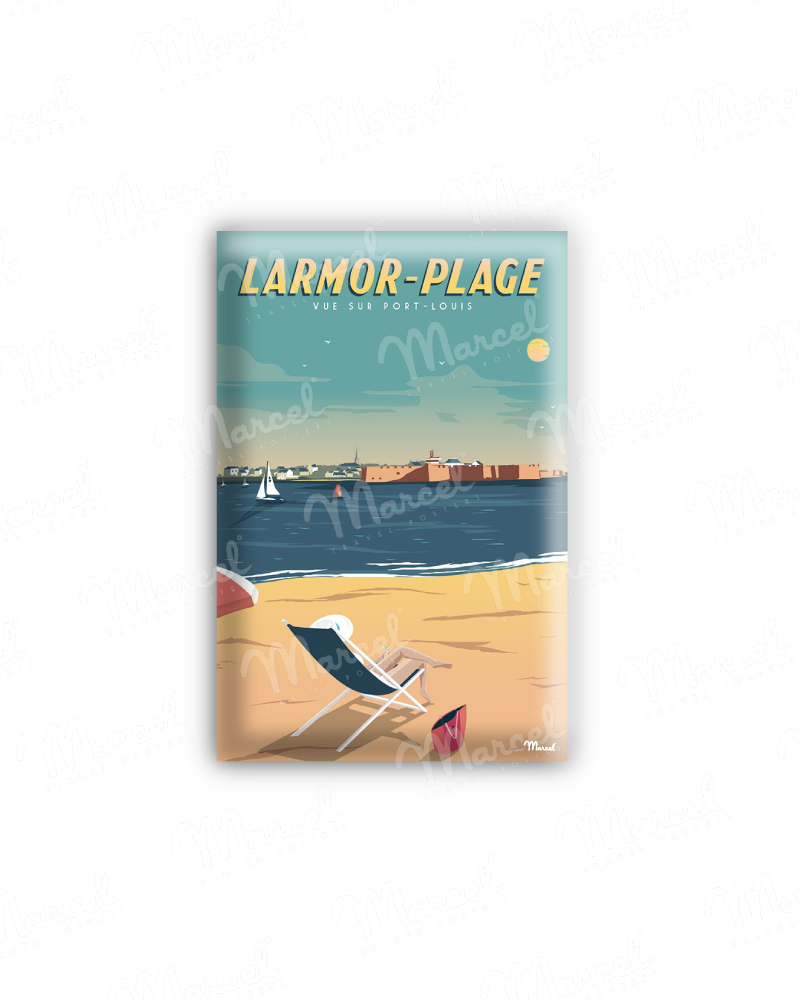 Magnet LARMOR-PLAGE "Vue...