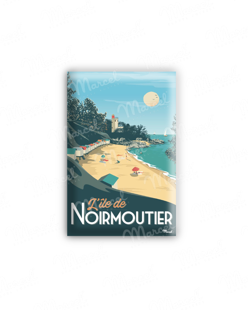 Magnet NOIRMOUTIER "Plage...