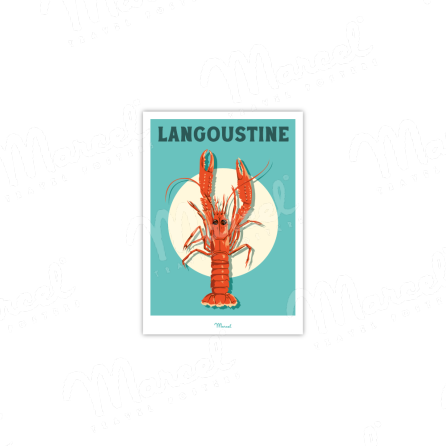 Carte postale Travel Color "Langoustine"