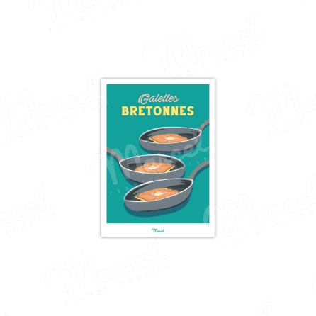 Carte postale Travel Color "Galettes Bretonnes"