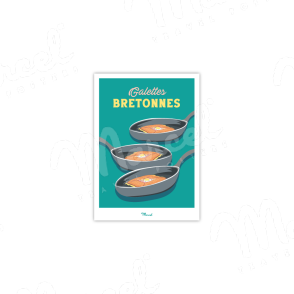 Postcard Travel Color "Breton Galettes"