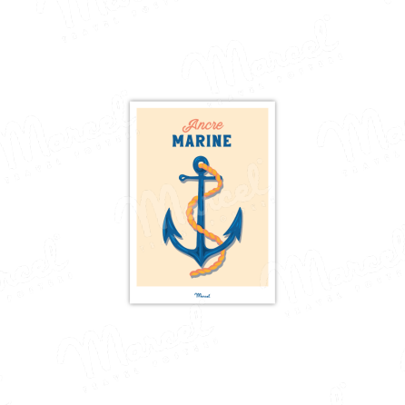 Postcard Travel Color "Boat Anchor"