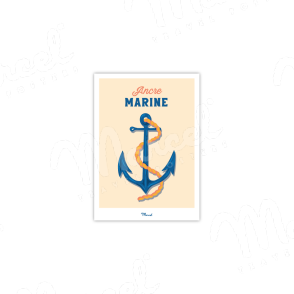 Postcard Travel Color "Boat Anchor"