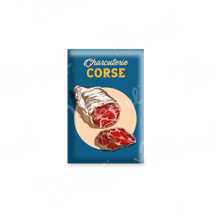 Magnet Travel Color CORSE "Charcuterie"