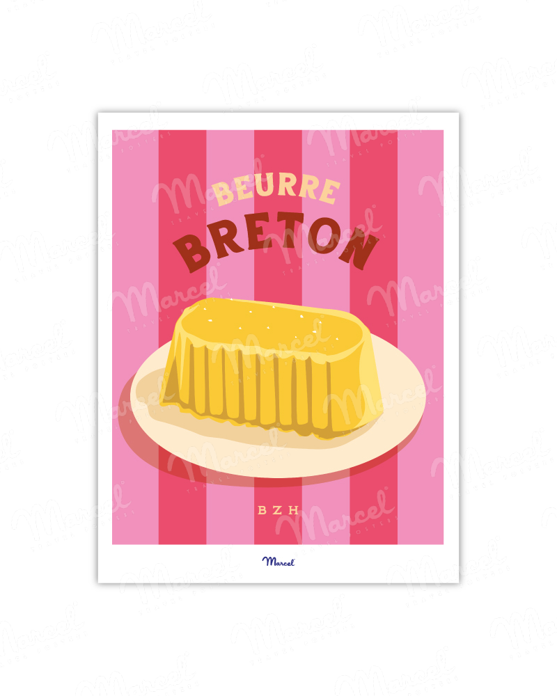 Poster Travel Color "Breton...