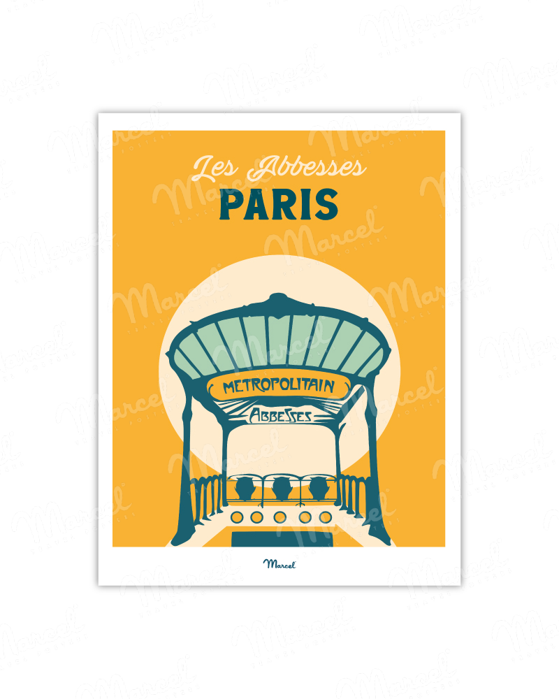 Affiche Travel Color PARIS...