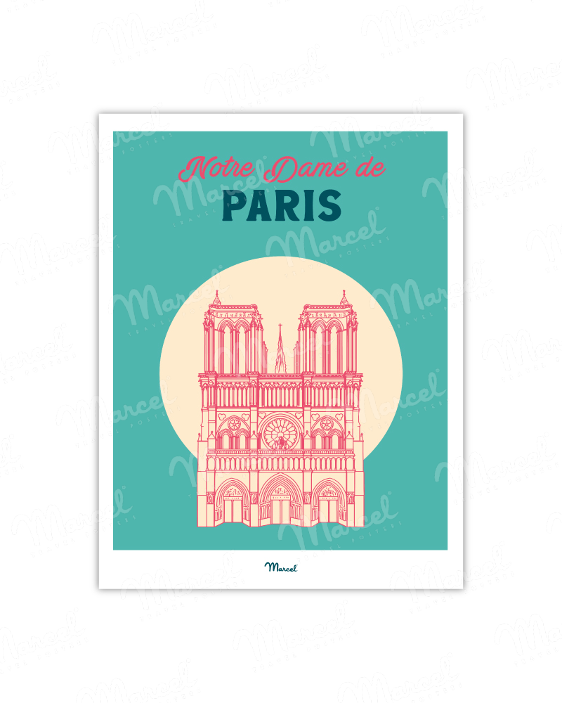 Affiche Travel Color PARIS...