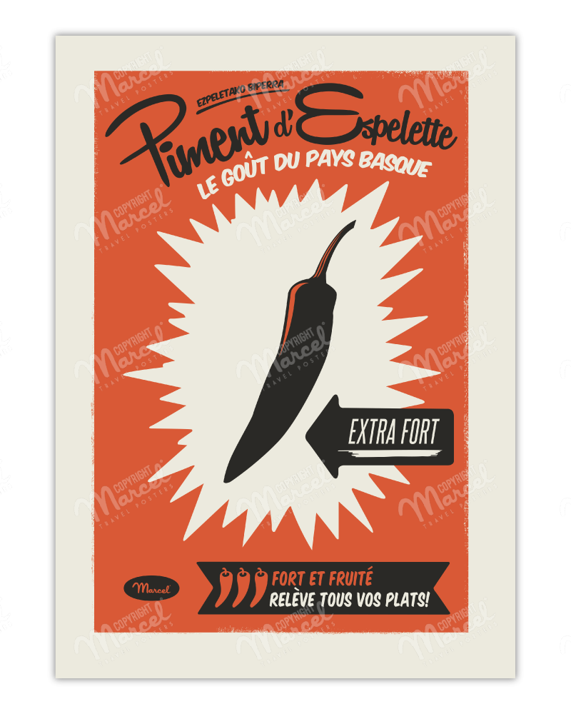 Poster Advert "Piment d' Espelette"