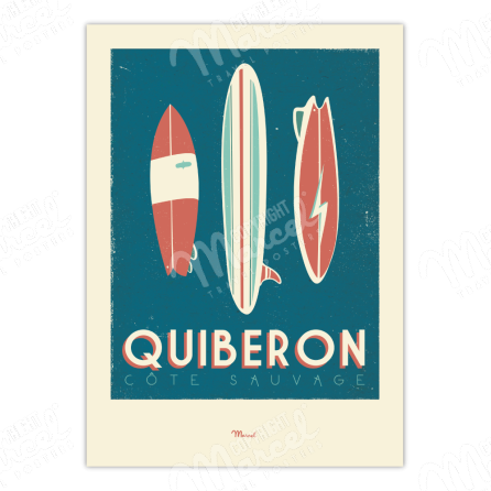 Affiche-quiberon-Surfboards