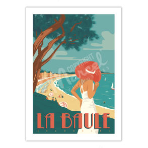 Poster La Baule - Marcel Travel Poster