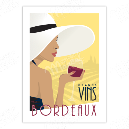 Affiche-Bordeaux-Grands-Vins-Bordeaux