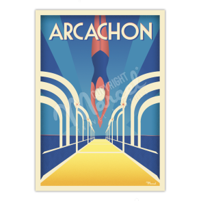 Affiche-aRCACHON-Jetee-Thiers