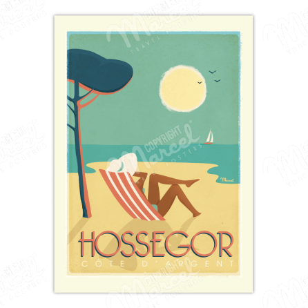 Poster-HOSSEGOR-Cote-d-Argent