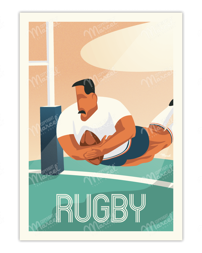 Affiche LE RUGBY