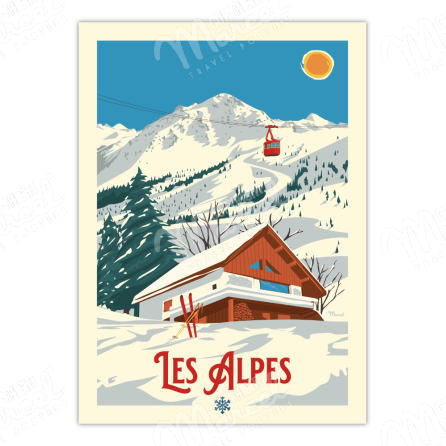 Poster THE ALPS "The Chalet"