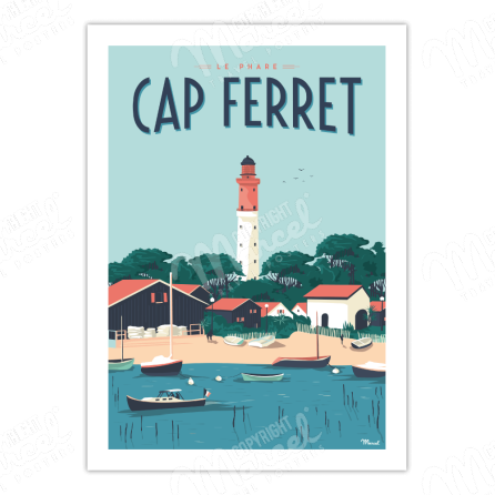 Poster CAP FERRET "The Lighthouse"