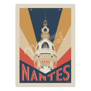 Poster NANTES "LU Tower"