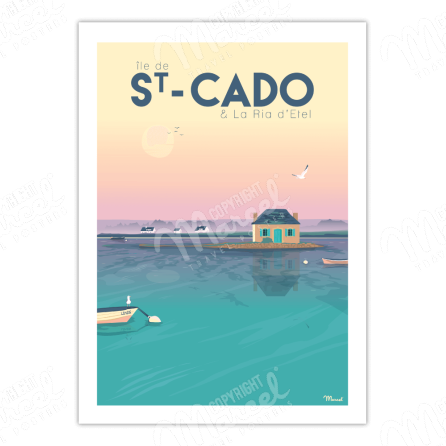 Affiche ST-CADO "La Ria d'Etel"
