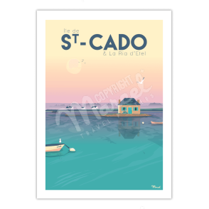 Affiche ST-CADO "La Ria d'Etel"