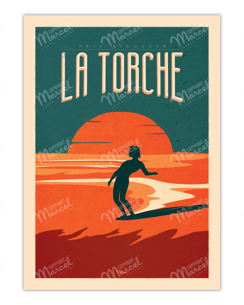 Affiche La Torche Surfing