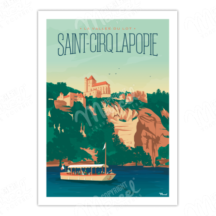 Poster SAINT-CIRQ-LAPOPIE