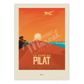 Poster BASSIN D'ARCACHON "Dune du Pilat"