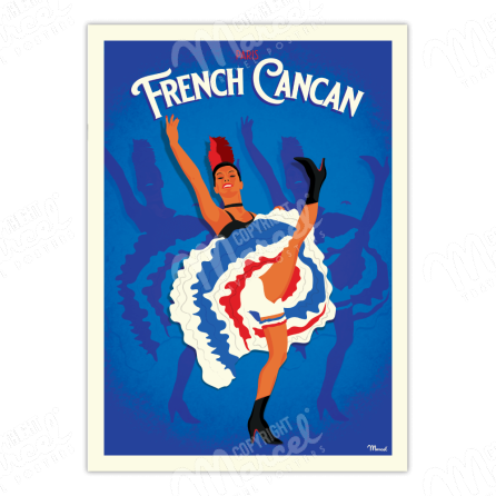 Poster PARIS "French Cancan"