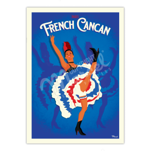 AFFICHE PARIS "French Cancan"