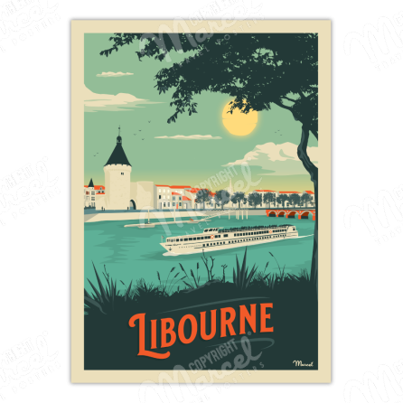 Poster LIBOURNE