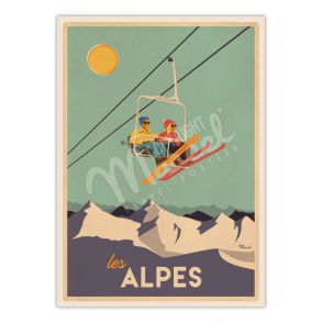 Poster THE ALPS "The Chairlift"