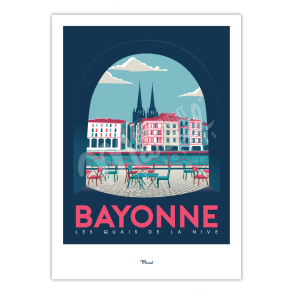 Affiche-Bayonne-Quais-de-Nive