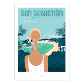 Poster-SAN-SEBASTIAN-Bahía-de-la-Concha