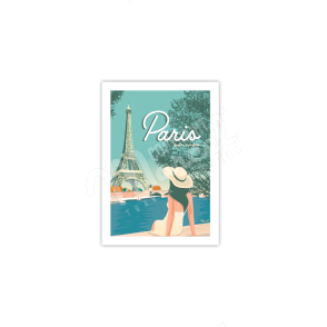 Carte Postale PARIS "Mon Amour"