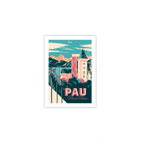 Carte Postale PAU "Porte des Pyrénées"