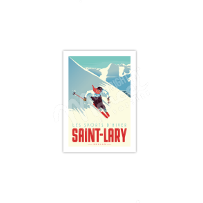 SAINT LARY "le skieur"