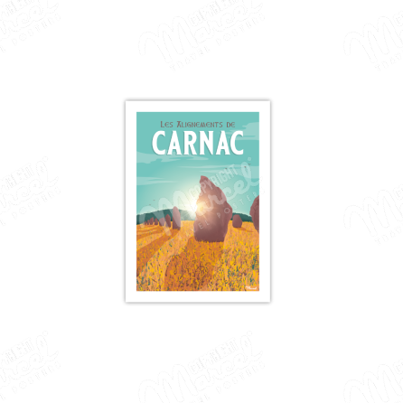 Carte Postale CARNAC "Les Alignements"