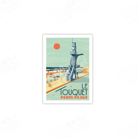 Cartes Postales Marcel Le Touquet "Paris-Plage"