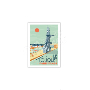 Cartes Postales Marcel Le Touquet "Paris-Plage"