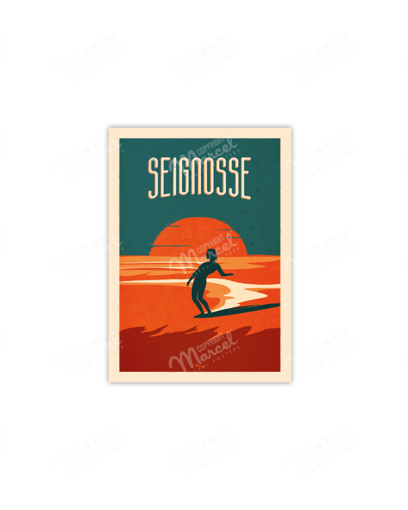 Postcard SEIGNOSSE SURFING
