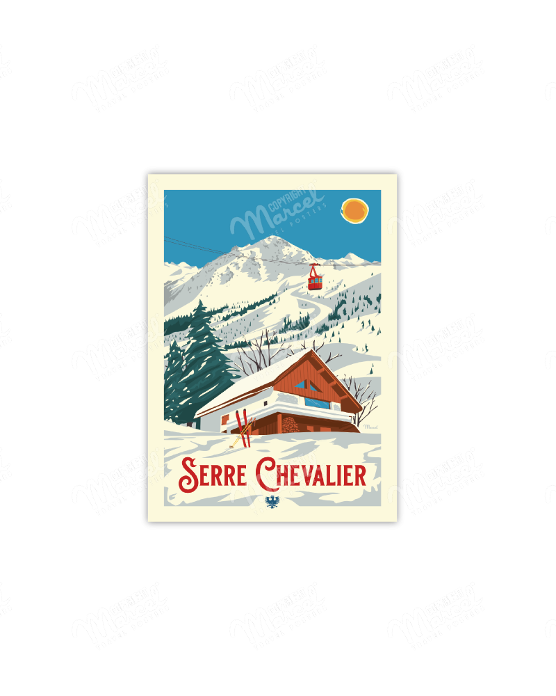 Cartes Postales Marcel SERRE CHEVALIER " Le Chalet "