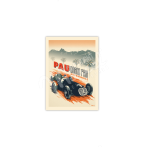 Carte Postale Marcel PAU " Grand Prix Automobile "