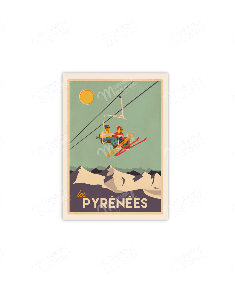 Postcard PYRENEES ''Le...