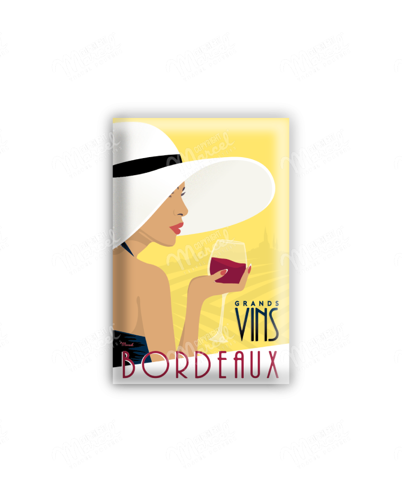MAGNET BORDEAUX "Vins de bordeaux"