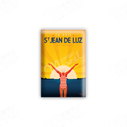 MAGNET SAINT JEAN DE LUZ  "La Baigneuse"