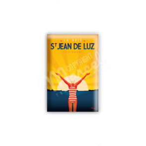 MAGNET SAINT JEAN DE LUZ  "La Baigneuse"