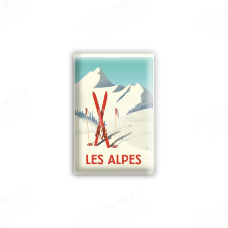 MAGNET LES ALPES - Les Ski Rouges