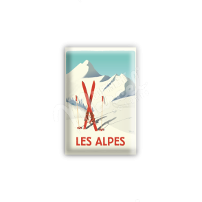 MAGNET LES ALPES - Les Ski Rouges