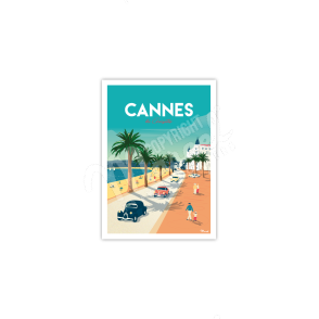 Carte Postale CANNES « La Croisette »
