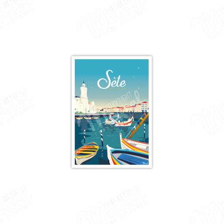 Carte Postale SETE "Méditerranée"