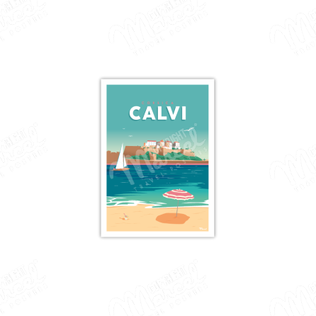 Postcard CALVI
